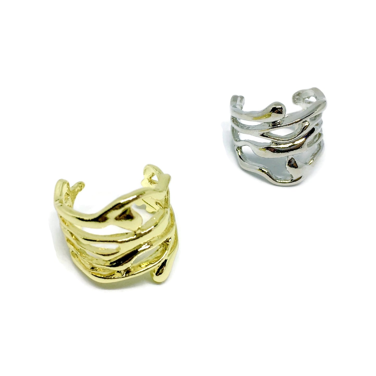 Abstract Shape Wraparound Ring