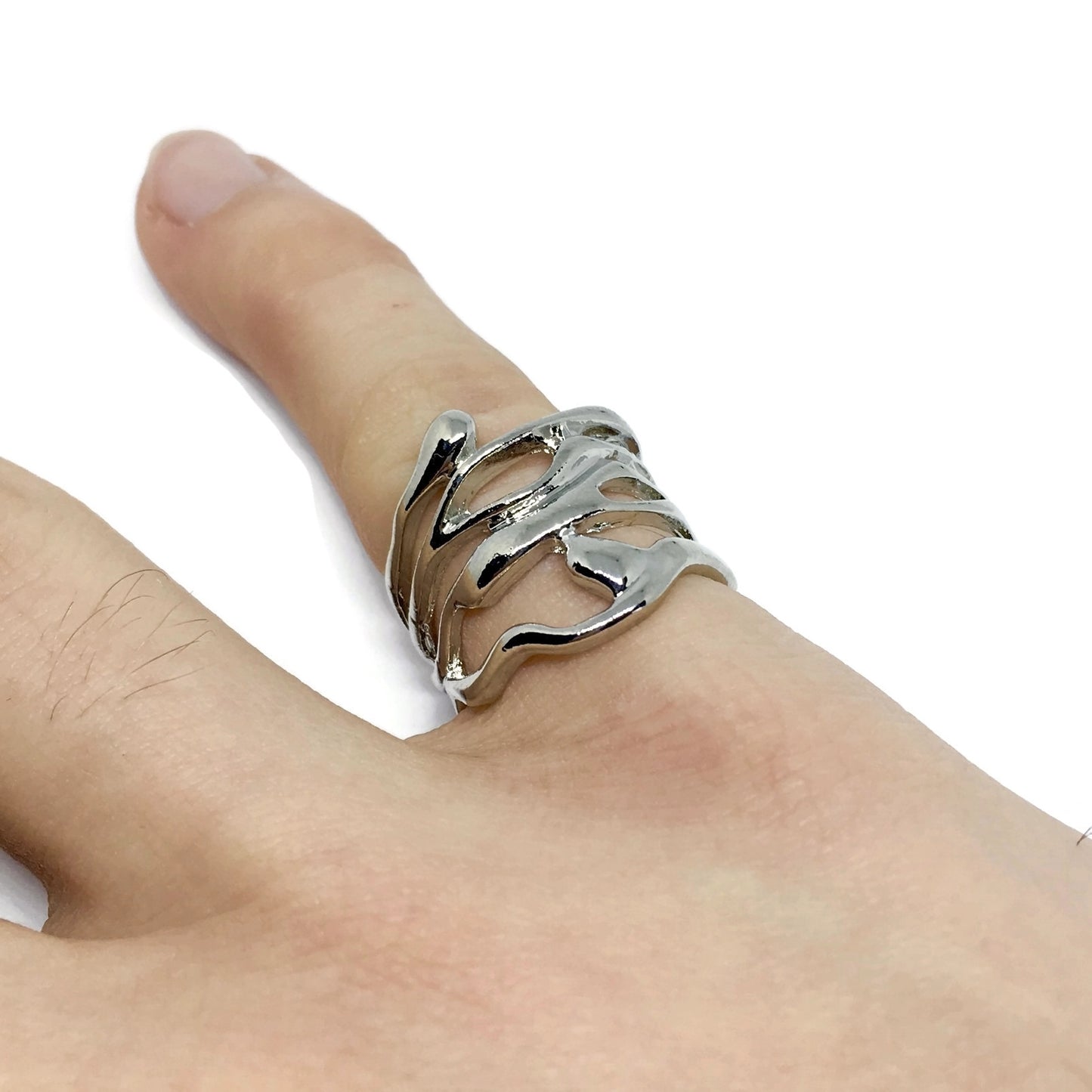 Abstract Shape Wraparound Ring