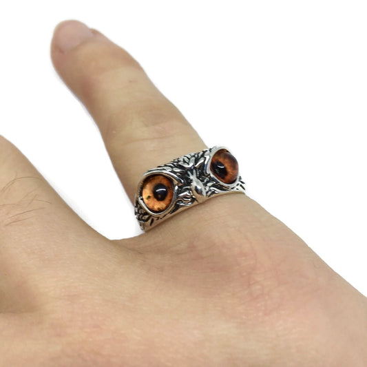 Wise Owl Adjustable Band Ring