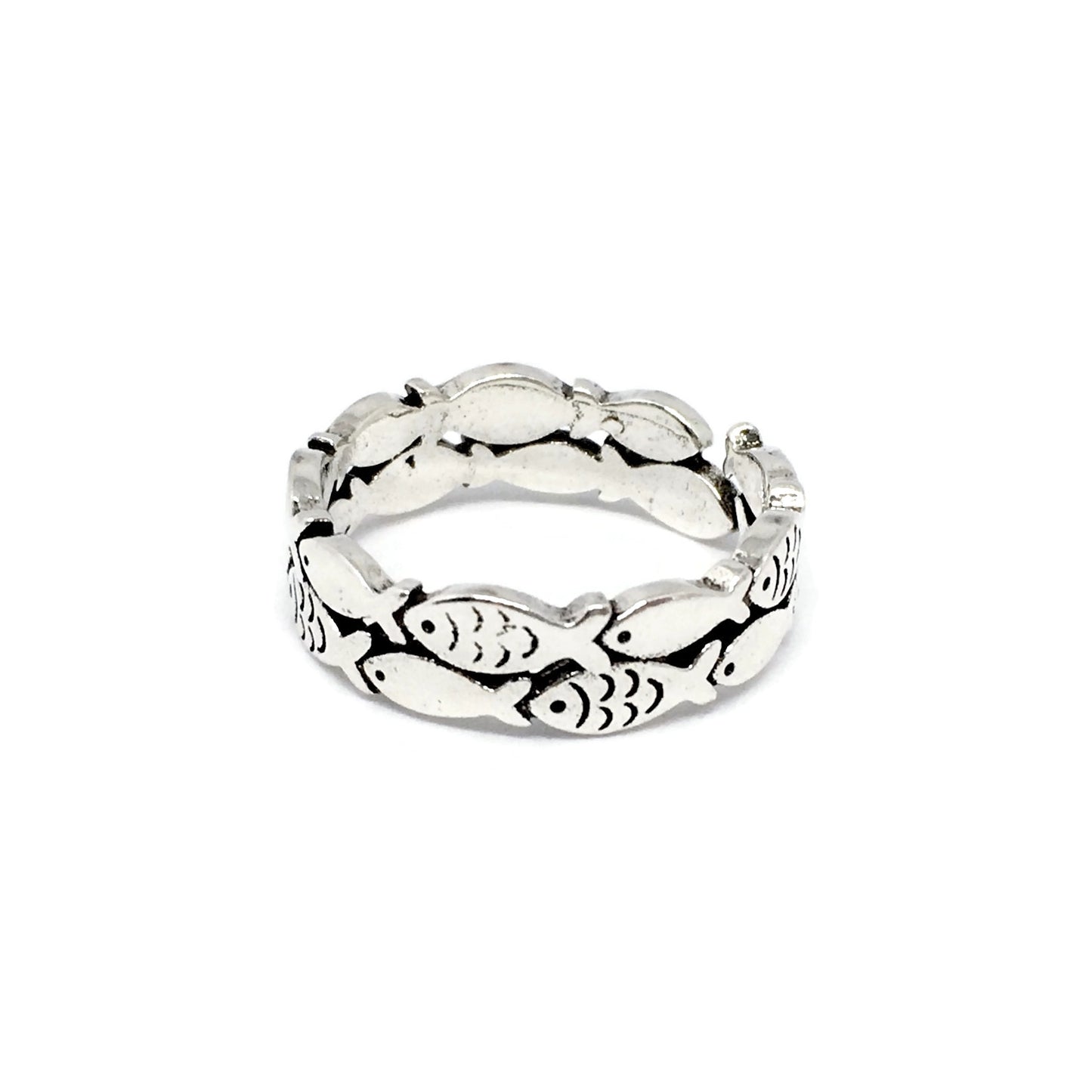 School of Fish Adjustable Ring