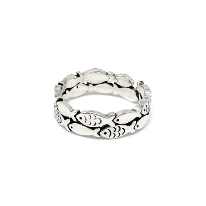 School of Fish Adjustable Ring