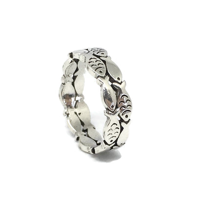 School of Fish Adjustable Ring