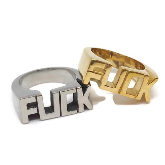 FUCK Stainless Steel Ring