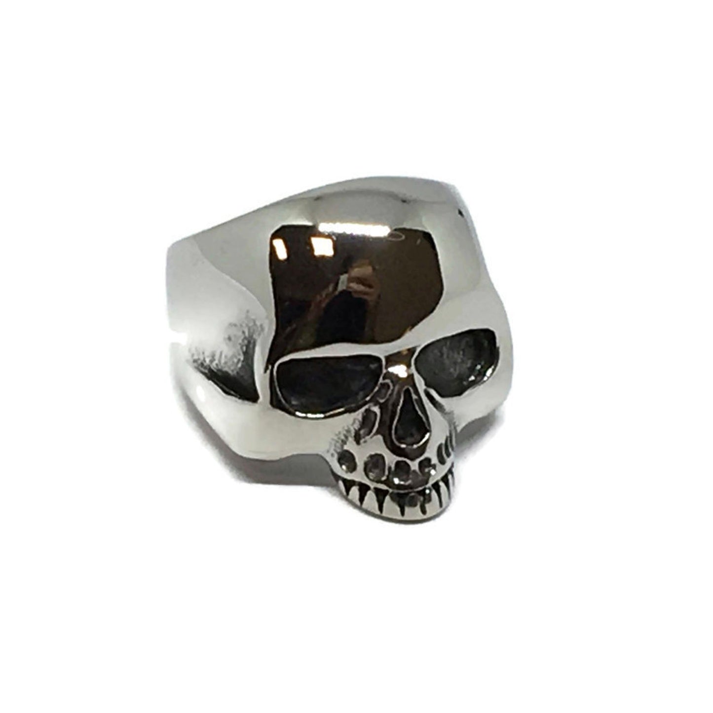 Half-Skull Stainless Steel Ring