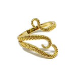 Octopus Tentacle Gold / Silver Ring