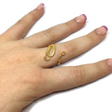 Octopus Tentacle Gold / Silver Ring