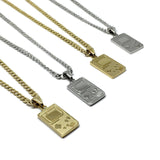 Gameboy Colour Steel Necklace