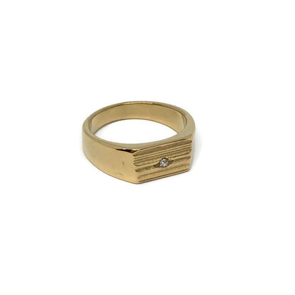 Rugged Iced Band Ring