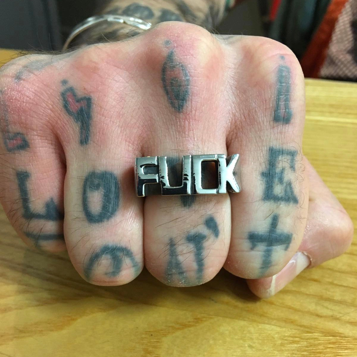 FUCK Stainless Steel Ring