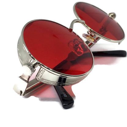Framed Red x Silver Sunglasses