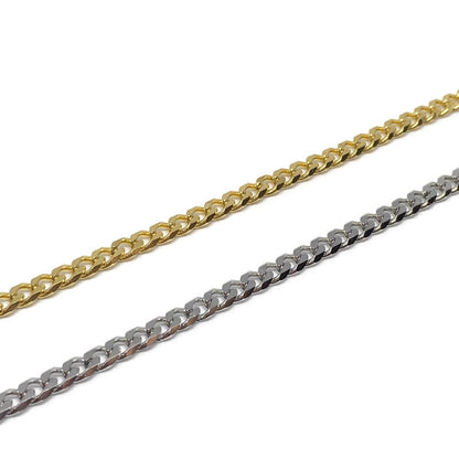 Thin Curb Chain Link Bracelet