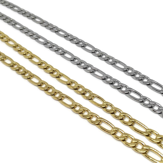 Figaro Chain Link Necklace