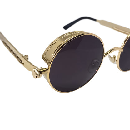 Framed Black x Gold Sunglasses