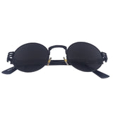 Circle Lens Black x Black Sunglasses