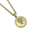 Princess Diana 50 Pence Necklace