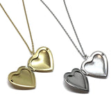 Love Heart Locket Steel Necklace