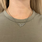Cute Font 'Daddy's Girl' Necklace
