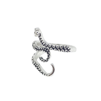 Octopus Tentacle Wraparound Ring
