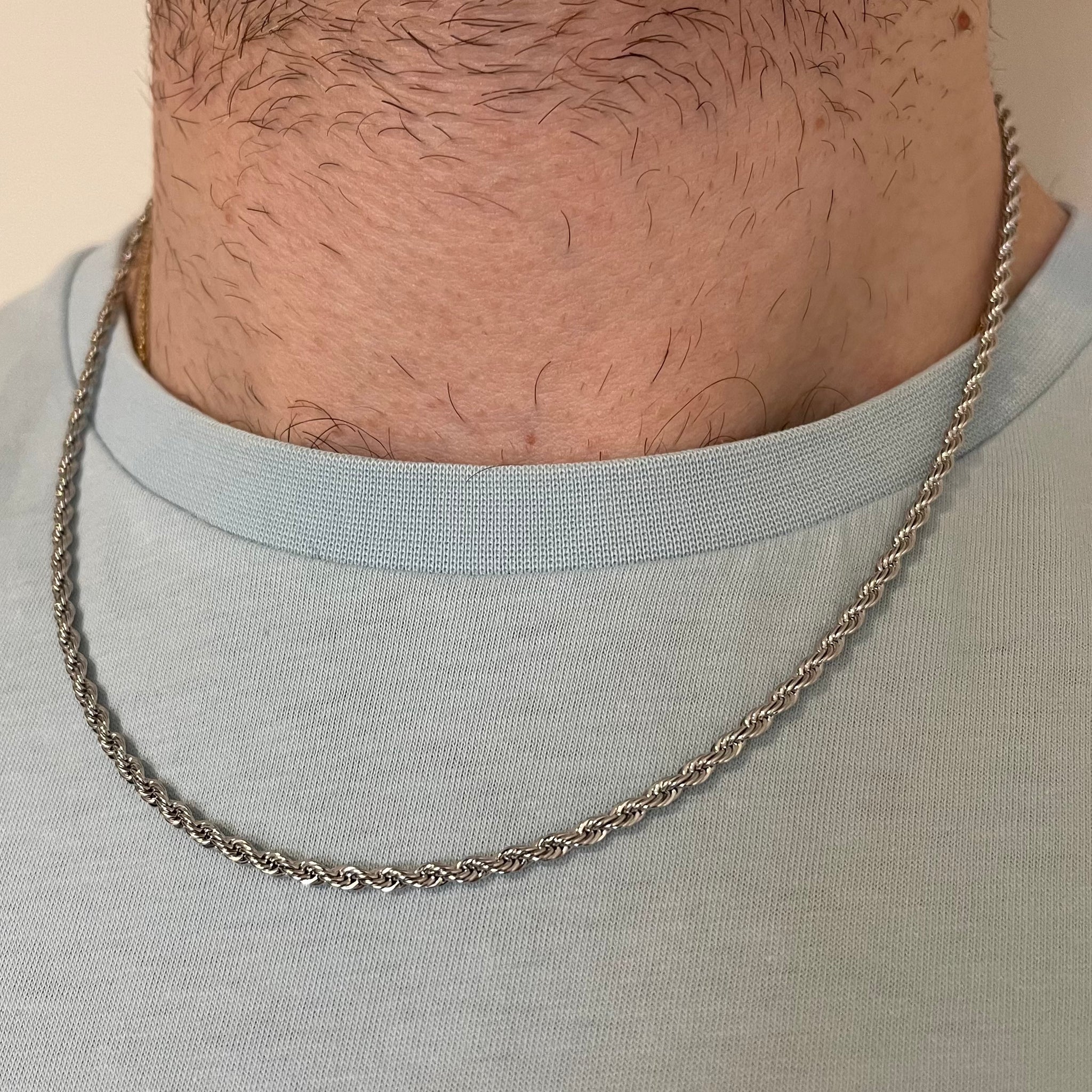 Stainless steel 2025 rope chain