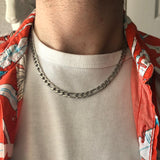 Italian Figaro Chain Necklace