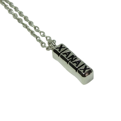 Xanax Bar Steel Necklace